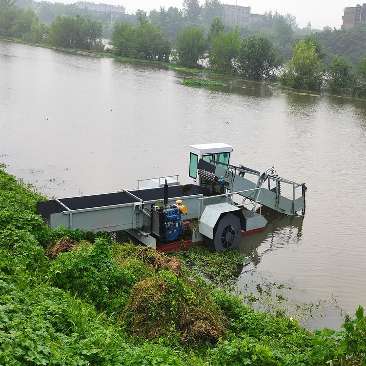 全自动水草割草船